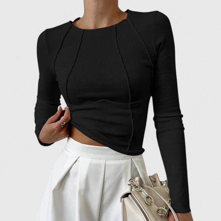 Denise™ Elegant Casual Long-Sleeve Top