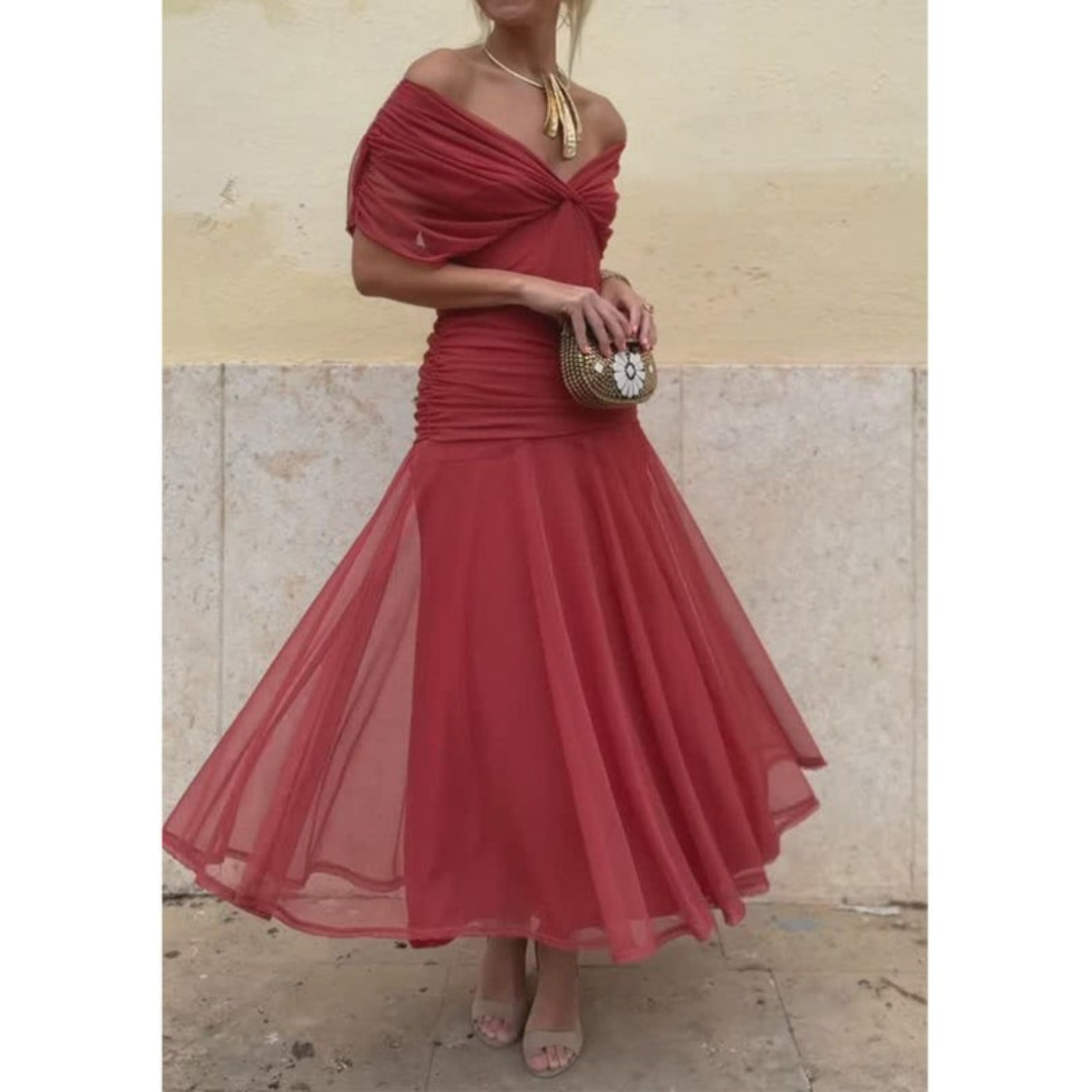 Breana™ Mesh Flower Dress