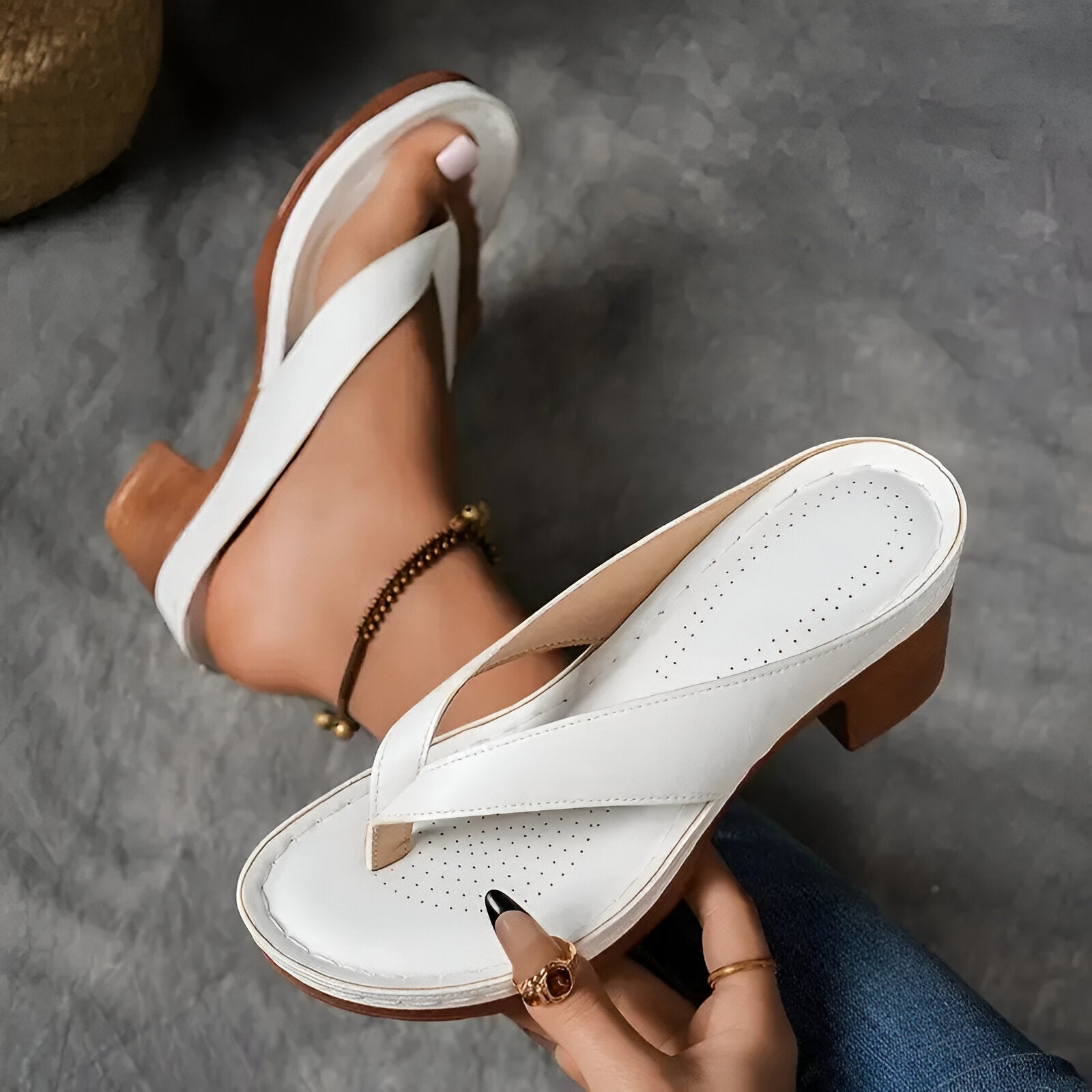 Geneva™ Elegant High-Heeled Mule