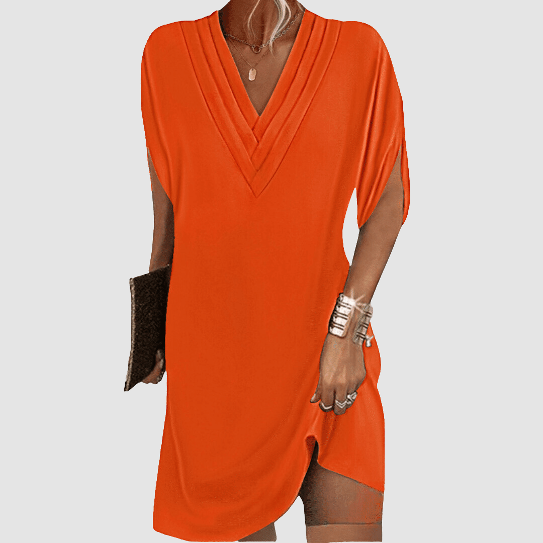 Alysa™ Elegant Half-Sleeve Dress