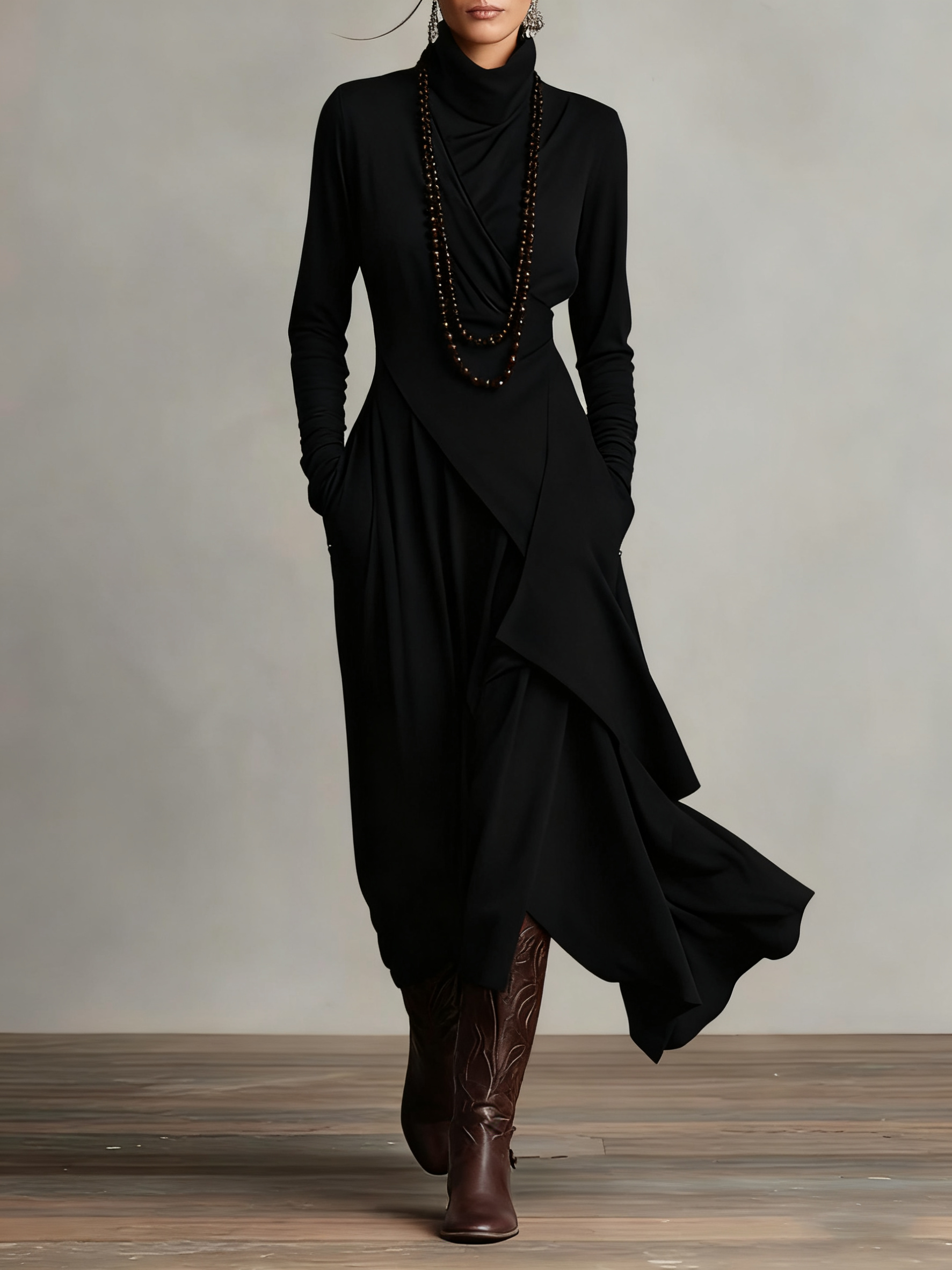 Katia™ Pleated Maxi Dress